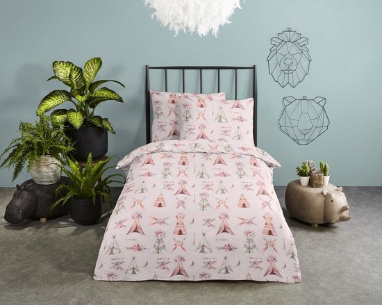 Peuter dekbedovertrek Boho - katoen - 120x150 + 60x70 cm