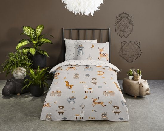 Peuter dekbedovertrek Woody - katoen - 120x150 + 60x70 cm