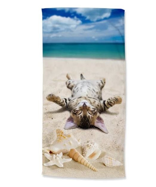 Strandlaken Beachcat - 75x150 cm