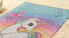 Strandlaken Unicorn Dash - handdoek 75x150 cm