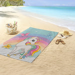 Strandlaken Unicorn Dash - handdoek 75x150 cm