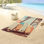 Strandlaken Vintage surf - handdoek 100x180 cm