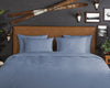 Good Morning dekbedovertrek uni - blauw - flanel