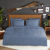 Good Morning dekbedovertrek uni - blauw - flanel