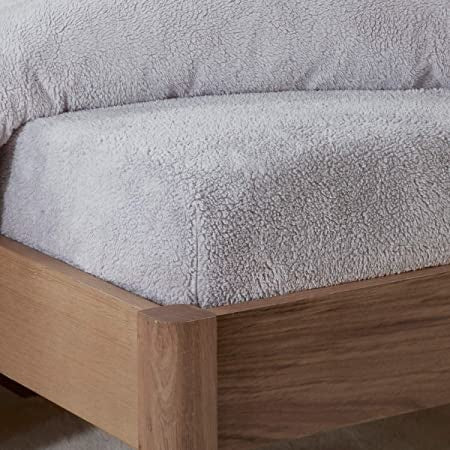 Teddy fleece hoeslaken - 180x200 cm