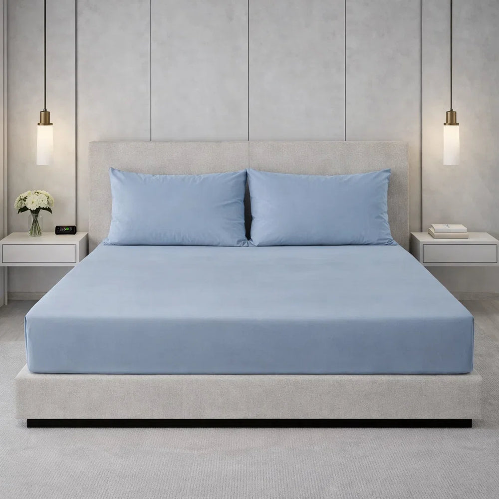 Decoware hoeslaken - jersey - grijs