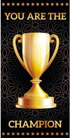 Strandlaken You are the Champion - katoen - handdoek 70x140 cm