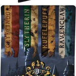 Harry Potter Dekbedovertrek Houses - microvezel - 1-persoons (140x200 + 63x63 cm)
