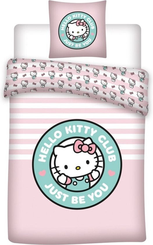 Hello Kitty dekbedovertrek Just Be You - polykatoen - eenpersoons
