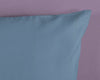 HIP dekbedovertrek uni - blauw- katoensatijn