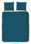 HIP dekbedovertrek uni - Katoensatijn - Petrol