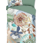 HiP dekbedovertrek Zephir - groen - Katoensatijn