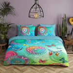 HiP dekbedovertrek Mystic - Katoensatijn - lits-jumeaux (240x220 + 2st. 60x70 cm)