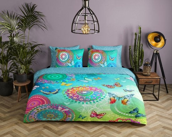 HiP dekbedovertrek Mystic - Katoensatijn - lits-jumeaux (240x220 + 2st. 60x70 cm)