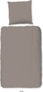 HIP dekbedovertrek uni - Katoensatijn - Clay