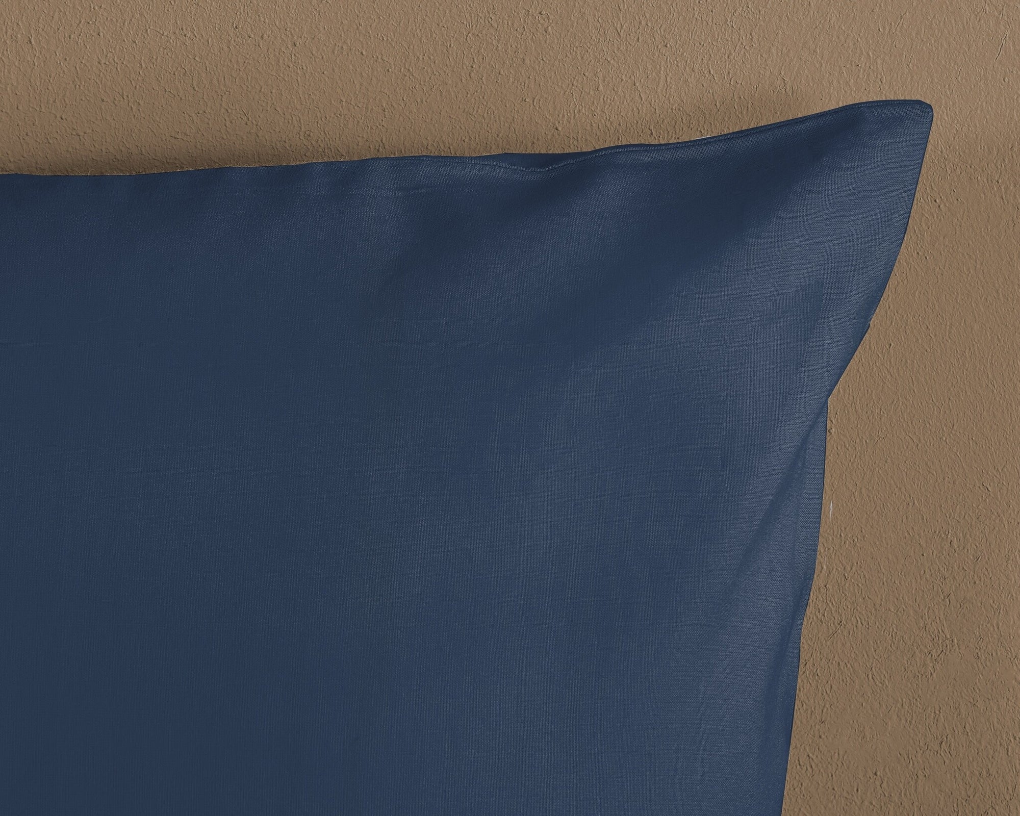 HiP dekbedovertrek uni - donker blauw - Katoensatijn