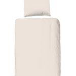 HiP dekbedovertrek Uni - Licht Zand - Katoen Satijn