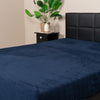 Teddy fleece hoeslaken - navy
