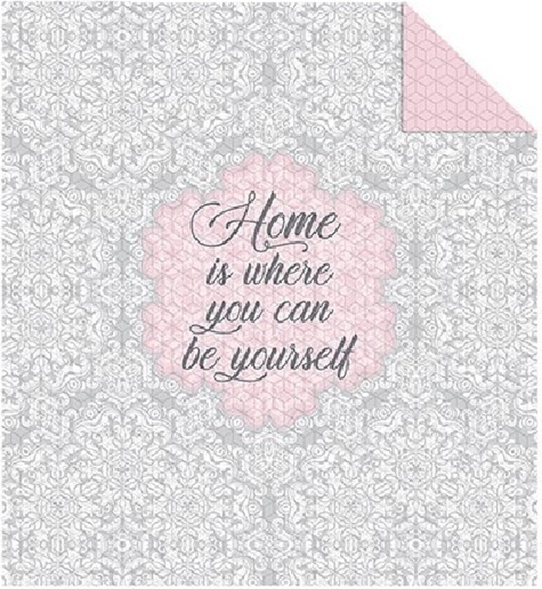 Bedsprei Home is where you can be yourself  - 170x210 cm