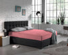 Hoeslaken - enkel jersey - roze