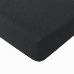Mousseline hoeslaken - microvezel - antraciet