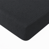 Mousseline hoeslaken - microvezel - antraciet