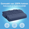 Decoware hoeslaken - katoen  - denim blauw