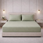 Decoware hoeslaken - Jersey - Misty groen