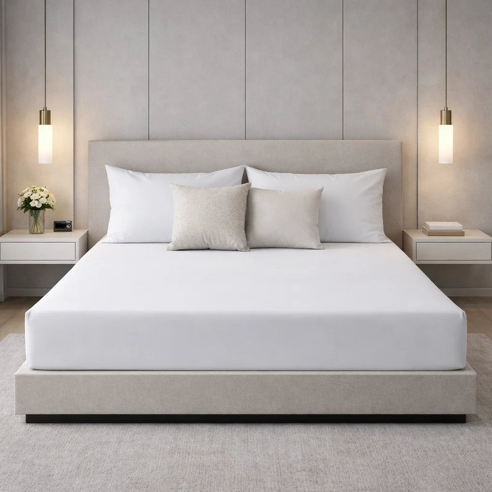 Decoware hoeslaken - Jersey - Wit