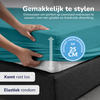 Decoware hoeslaken - jersey - aqua