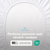 Decoware hoeslaken - Katoen  - Wit