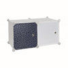 Opbergkubus - 2 stuks 30x30 cm - grijs