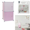 Opbergkubus - 2 stuks 30x30 cm - roze