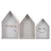 Little Princess - set van 3 nestkastjes voor kinderkamer