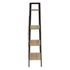 Wandrek met 4 lagen - Boekenkast - Houten planken met zwart metaal frame