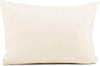 Gekleurd hoofdkussen - roze/ecru - 60x70 cm - 600 gram