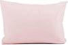 Gekleurd hoofdkussen - roze/ecru - 60x70 cm - 600 gram