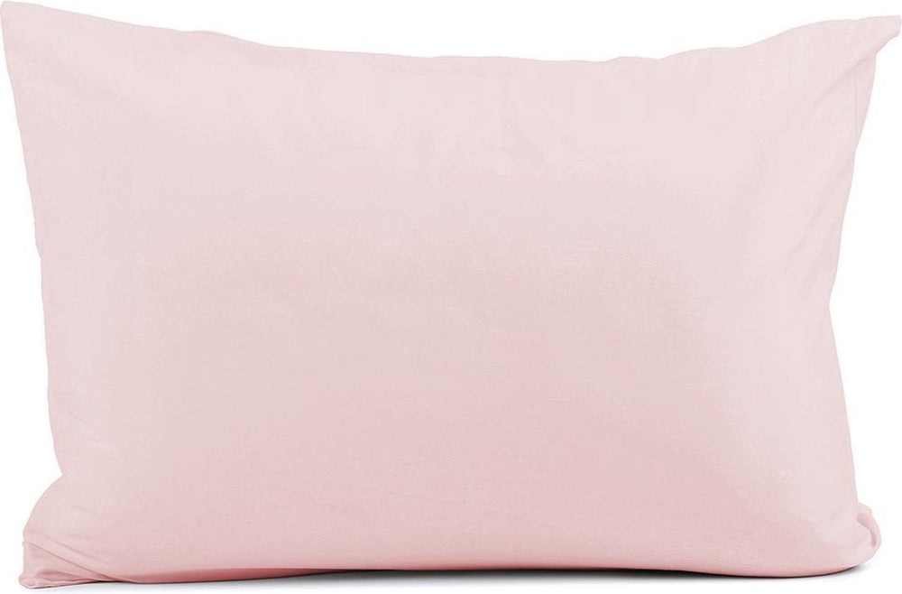 Gekleurd hoofdkussen - roze/ecru - 60x70 cm - 600 gram