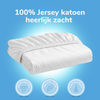 Decoware ledikant hoeslaken - jersey - wit - 60x120 cm