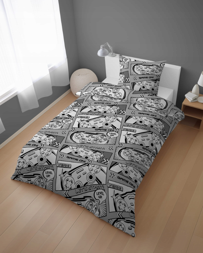XoXo dekbedovertrek Level Up - katoen - eenpersoons