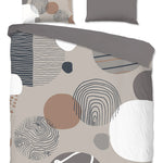 Good morning dekbedovertrek Hendrik - grijs - katoen