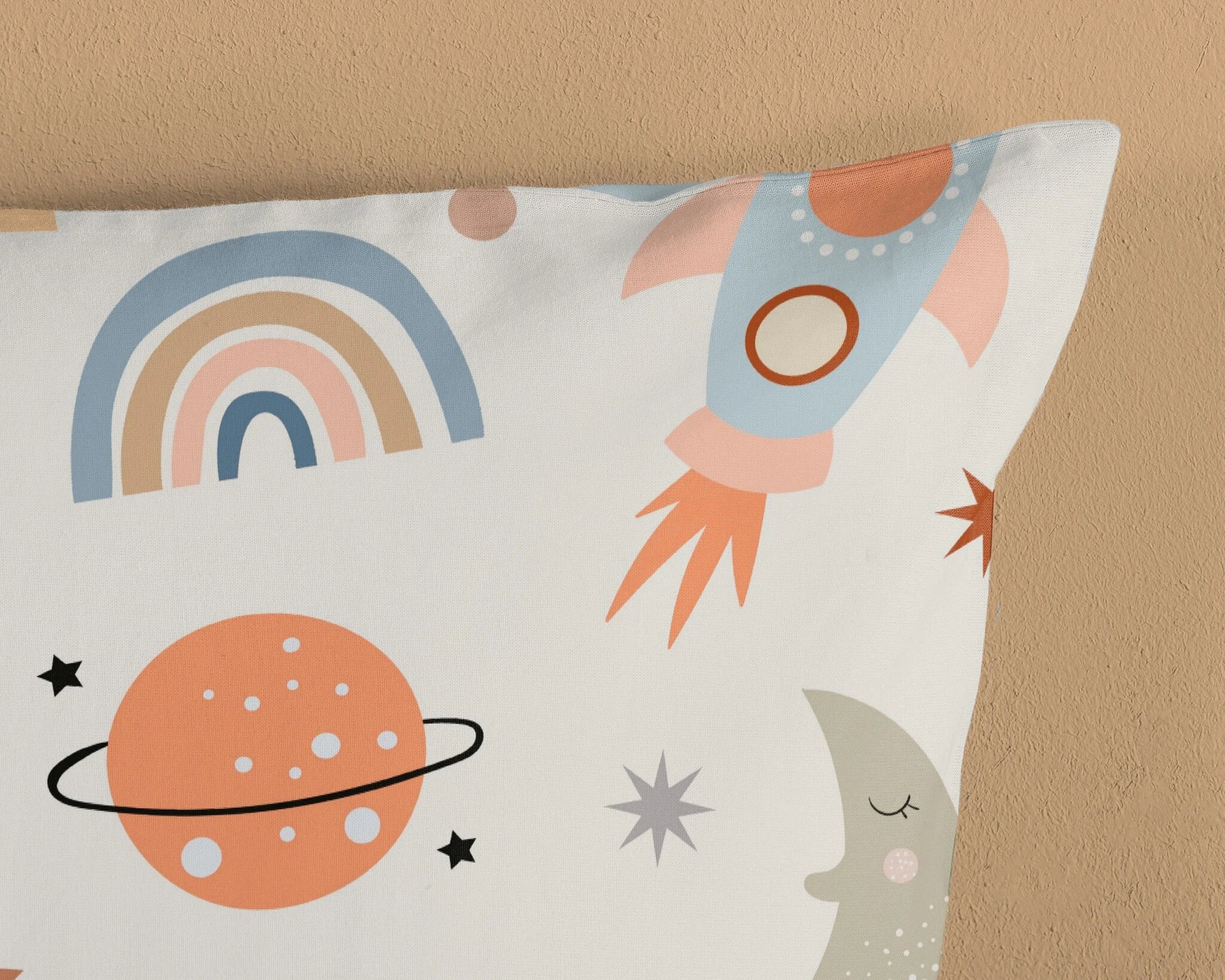 Kinderdekbedovertrek Eclips - katoen - eenpersoons (140x220 + 60x70 cm)