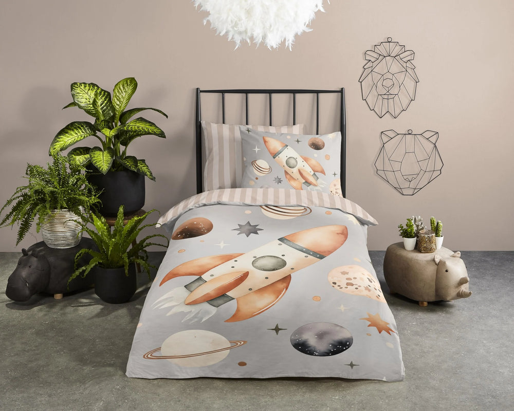 Good morning dekbedovertrek Explore - katoen - eenpersoons