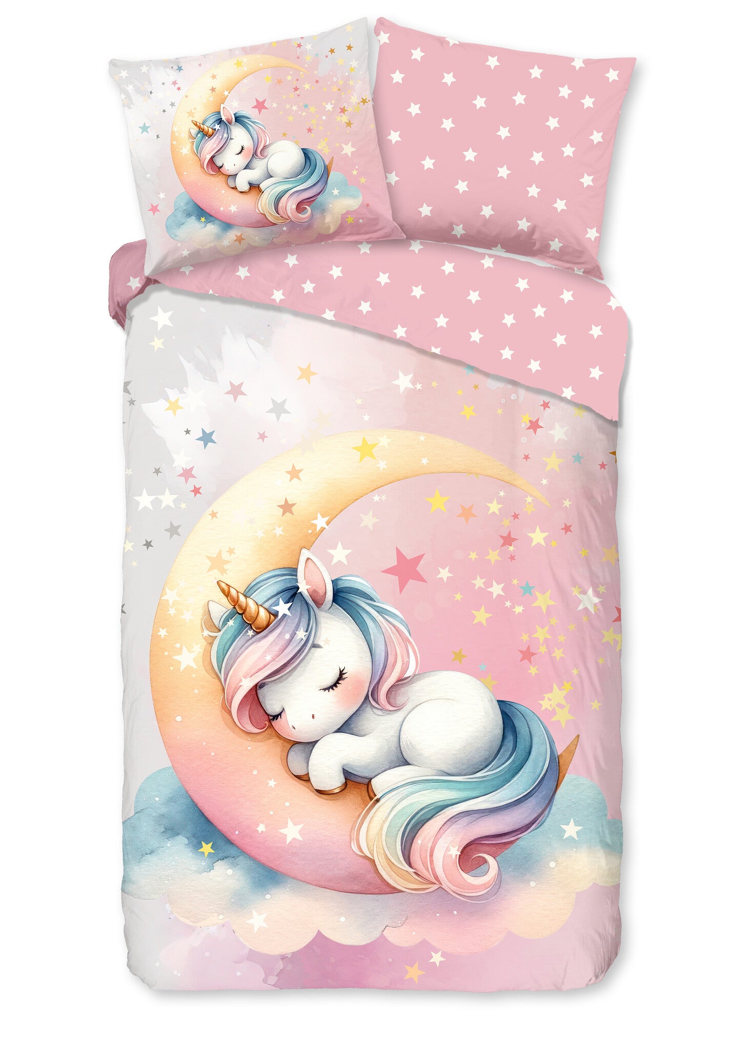 Good morning dekbedovertrek Molly - katoen - eenpersoons (140x220 + 60x70 cm)