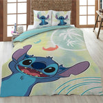 Lili & Stitch dekbedovertrek Stitch Chili Vibes - Katoen - 1-persoons (140x200 cm – 65x65 cm)