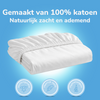 Decoware ledikant hoeslaken - katoen - wit - 60x120 cm