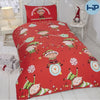Kerst peuter dekbedovertrek Naughty elves - polykatoen - juniorbed (120x150 + 40x60 cm)