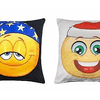 Kerst sierkussen Emoji - 45x45 cm