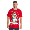 Kerst T-shirt Pinguin