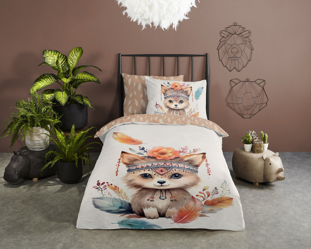 Good Morning dekbedovertrek Hay - katoen - eenpersoons